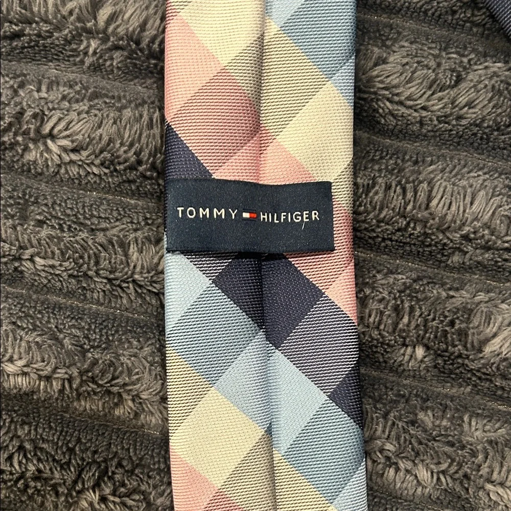 Tommy Hilfiger Pastel Checkered Tie - Teen